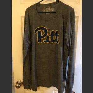 Pitt Panthers Retro Brand Long-Sleeve T-Shirt -XXL